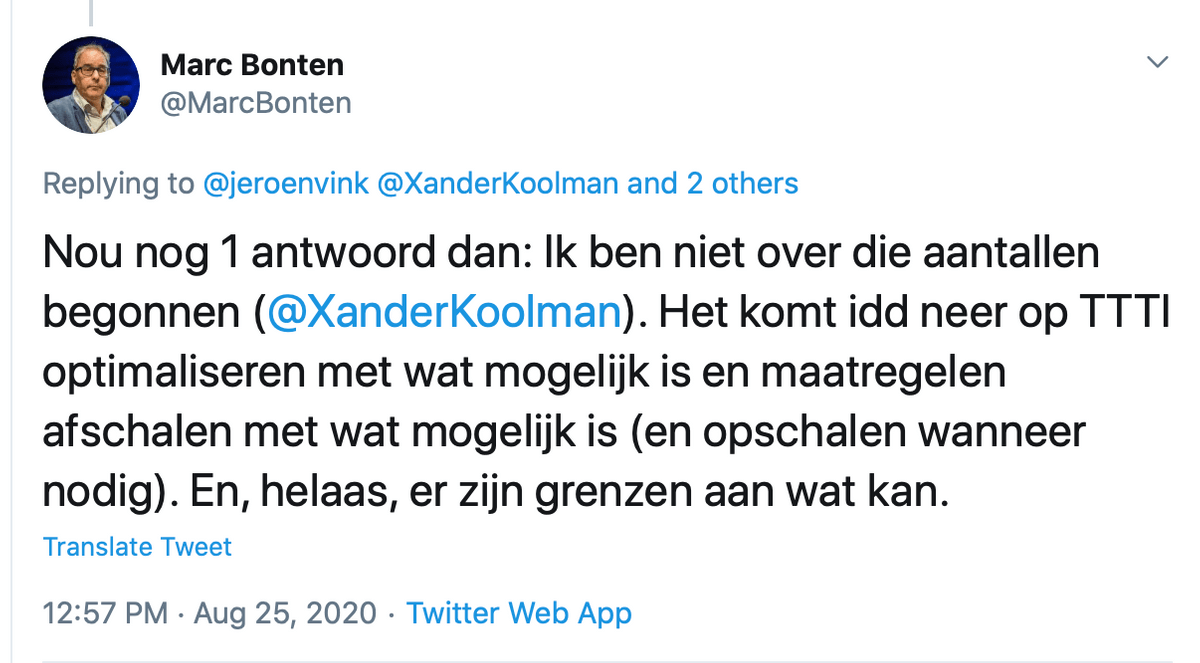 Marc Bonten zegt: er zijn grenzen aan wat kan