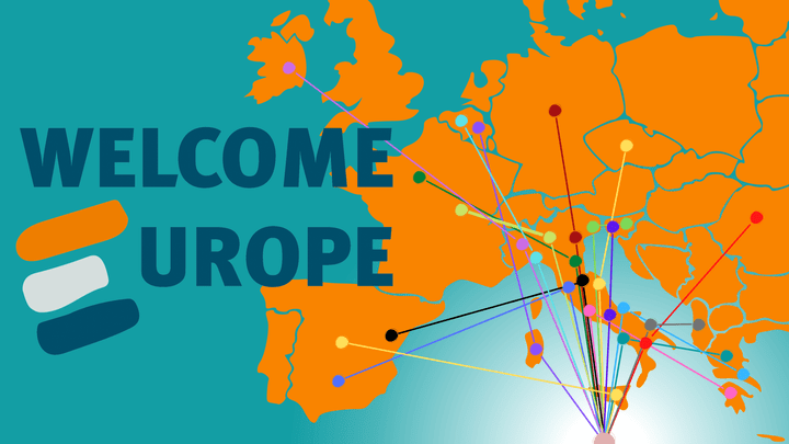 Welcome Europe poster